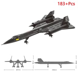 Military F/A-18E Super BumbleBee Strike Hornet Fighter Plane Building Blocks War Bricks Classic Model Educational Kids MOC Toys
