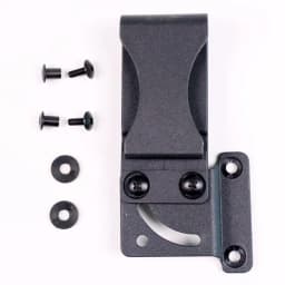 90 Degree Rotated Loop Clamp With Hardware Black Plastic Belt Clip Swivel For Kydex Holster Scabbard Tool Parts