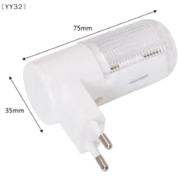 〔YY32〕 2 Pcs Emergency Light Wall Lamp Home Lighting LED Night Light EU Plug