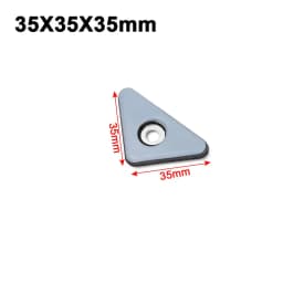 8pcs Slider Pad Easy Move Heavy Furniture Table Bases Protector Legs Anti-abrasion Floor Mat with Screws