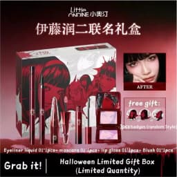 Makeup Set Little Ondine Fujiang With Badge Floating Shadow Blush Palette Eyeliner Pencil Mascara blush Liquid Lipstick Cosmetic