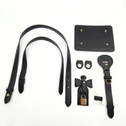 DIY Crochet Bag Making Kit Bag Base Bottom with Handle Extension Shoulder Straps Hardware Accessories for Knitting Tote Handbag
