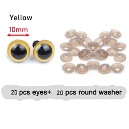 100/500 Pcs Black Safe Plastic Eyes Doll Eyes for DIY Dolls Making Toys Bear Eye Amigurumi Doll Accessories