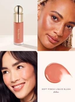 Rare Beauty Soft Pinch Liquid Blush Airy Lightweight Buildable Color Matte Dewy Finish Second Skin Soft Focus All Day Makeup