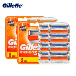 Gillette Fusion 5 Razor Blade 5 Layers Safety Manual Shaving Head Replacement Beard Shaver Refills Cassettes for Man Face Care