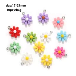 10pcs 25/30mm Simulation Sunflower Cute Charms For Pendant DIY Earrings Necklace Jewelry Accessories Finding