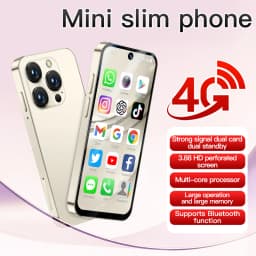 SOYES XS19 Pro Android 12.0 Mini Smartphone 4G LTE 4GB RAM 64GB ROM 8-Core 2000mAh Face Unlock Type-C 3.88‘’ Screen Small Phone
