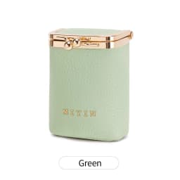 Leopard Print Lipstick Storage Bag Mini Portable Microfiber Leather Women's Makeup Bag Simple Jewelry Earphone Coin Purse with M