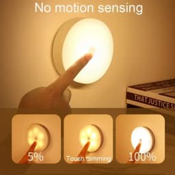 LED Night Light Touch Dimmable 1000mAh Battery USB Rechargeable Night Lamp Magnetic For Bedroom Bedside Table Lighting