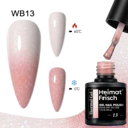7ml Thermal Nail Gel Polish 3 Colors Changing Semi Permanent Soak Off UV/LED Nail Supplies Gel for Manicure Design