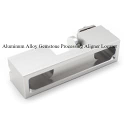 1pcs Aluminum Alloy Gemstone Processing Aligner Locator Level Seat Jewelry Processing Tool Butt Leveler Vertical Horizontal