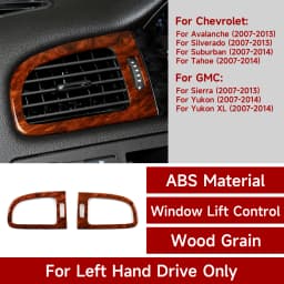 Car Center Console Armrest Box Interior Sticker For Chevrolet Avalanche Silverado Suburban Tahoe GMC Sierra Yukon XL Accessories