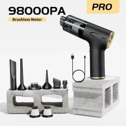 CENRR 980000PA Mini Car Vacuum Cleaner Strong Scution Powerful Wireless Car Cleaner HandHeld Air Gun Portable Vacuum Cleaner