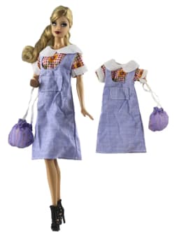 1 Set Doll Clothes 1:6 Scale Dress Outfit for 11.5 Inch 30cm Doll Many Style for Choice Gifts for Girls Doll Accessories #3