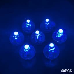 50PCS LED Balloon Lights Tiny Ball Lights for Balloon Mini Round Led Ball Lamp for Bar Lantern Christmas Wedding Party Decor