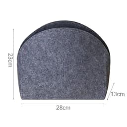 High-quality Felt Felt Insert Bag Bag Support Storage Purse Liner Organization Portable Internal Bag for For LV Alma BB