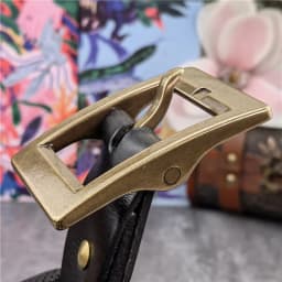 Vintage Heavy Solid Brass Belt Buckle Genuine Leather Belt Men Luxury Ceinture Leather Belt For Men Waist Male Belt Wide MBT0613