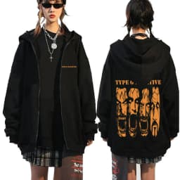Rock Band Type O Negative Suspended in Dusk Essential Zipper Hoodie Men Women Casual Vintage Zip Up Jacket Male Oversize Hoodies