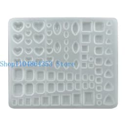 Heart Square Silicone Mold Crystal Diamond Resin Mold Jewelry Making Epoxy Casting Mold Ice Cubes Mold DIY Craft