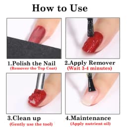 Magic Remover Nail Gel Polish Burst Remover UV Gel Fast Peel Off Remove Semi Permanent Varnish Polish Cancel Gel High-capacity