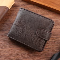 Casual Wallet For Men Leather Short Hasp Man Wallets Durable Coin Pouch Male Slim Bifold Photo ID Card Holders Purse Money Clip