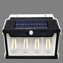 LED Solar Tungsten Light Human Body Induction Solar Wall Lamp Waterproof House Garden Yard Street Emergency Night Filament Lamps