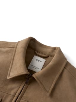 SIMWOOD 2025 Autumn Winter New Regular Fit Suede Fabric Motorcycle Jacket Men Warm Coats