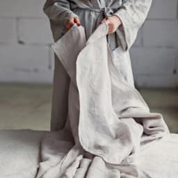 Pure 100% Linen Flat Sheet Moisture Absorbent All Season Linen Bed Sheet Various Sizes Solid Color 1 Piece Linen Flat Sheet Only