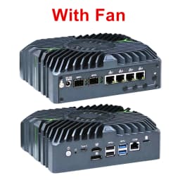 Topton 12th Gen Fanless Firewall PC 2x10G SFP 4x2.5G NICs Intel I7 1255U I5 1235U Industrial Mini PC Computer PfSense NAS Server