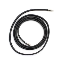 0.6cm Simple Round PU Leather Knotted Rope Waistband Thin Belt Women Decorative Waist Rope Skirt Coat Sweater Straps 160cm