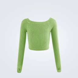 Girls Ballet Dance Sweater Elastic Flat Shoulder Sweater Teen Children Autumn Winter Dance Pullovers Long Sleeve Knitwear