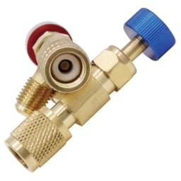2/1PCS Air Conditioner Plus Safety Liquid Valve R410 Refrigerant Vacuum Maintenance Switch Charging Safety Adaptor R22 Detection