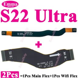 2pcs Motherboard Connect Flex For Samsung Galaxy S20 S21 S22 S23 S24 Plus Ultra Wifi Signal Connect Mainboard Flex Cable