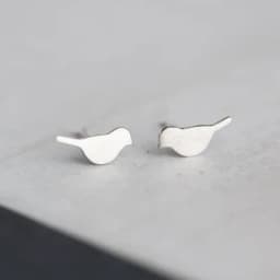 Silver Plated Creative Ear Hole Earrings for Women Prevent Korean Style Stud Earrings Allergy Earrings Fine Jewelry Accessories
