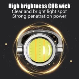 1-5PCS Mini COB Ultra Bright Rechargeable LED Flashlight Keychain Portable Waterproof Camping Pocket Lamp Keyring Hanging Light