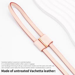 CRAZYSMITH Bag Straps Drawstring for LV Noe BB nano Mini Petit Bucket Bags Vachetta Leather Accessories Replacement Tension Cord