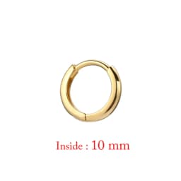 Single Minimal Gold Color Tiny Cartilage Hoop Earrings Glossy Earring Piercing Accessory Trendy Small Huggie Women Hoops For Men