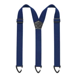 New Heavy Duty Work Suspenders for Men 3.8cm Wide with Plastic Gripper Clasps Adjustable Elastic Trouser Pants Braces-Black 1pcs