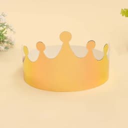 30/10Pcs Gold Silver Birthday Party Hats Paper Crown Kids Birthday Party Supplies Party Crown Hat Cap Celebration Wedding Decor