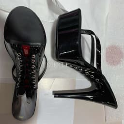 15-20 centimeter princess-style flip-flops, sexy nightclub high heels, 6-7 inch slender high heels, suitable for use in summer s