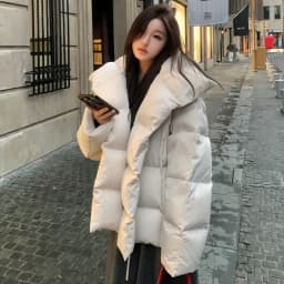 New Candy Color Down Cotton Padded Jacket Women Coat Korean Chic Puffer Jacket Thick Warm Outerwear Women's Clothes Short Parkas