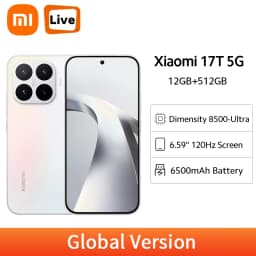 Xiaomi 17T Global Version 50MP Main Camera 256GB 512GB 1.5K 120Hz Display 6500mAh Battery 67W HyperCharge Dimensity 8500-Ultra
