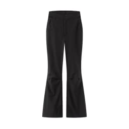 2026 New Winter Women's High Quality Black Thick Warm Padded Sports Pants Lady Outdoor Windproof Skiing Snowboard Flare Trousers
