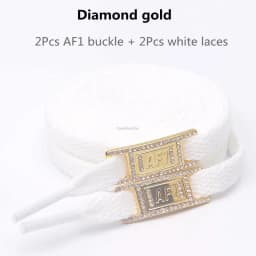 Original Shoelaces Combination White Flats laces and Shoe Decoration Suit Sneaker Shoelace Air Force one Shoes Accessories