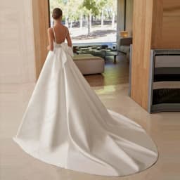 Simple A Line 2026 Wedding Dresses Women's Sexy Sleeveless Satin Bridal Gowns Sweep Train Appliques Vestidos De Novia Customized