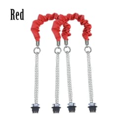 New 1 Pair Long OBag Leather Handles Strap Fold Pleat with Silvery Chain for OBag O Bag DIY Women Shoulder Handbags