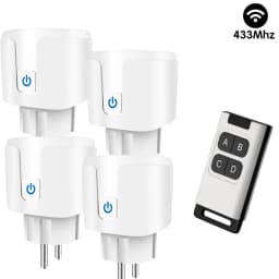 220V Wireless Remote Control Socket Switch EU FR Plug-in Electrical Socket Programmable Outlet Switch for Light,Smart Home 15A