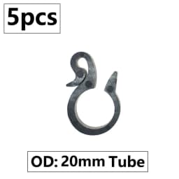 5pcs 16/20/25mm PE Pipe Barb Connector Straight Tee Elbow Plug Garden Water Hose Reducing Splitter Joint Drip Irrigation System