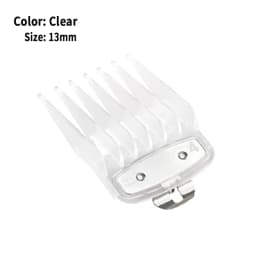 Professional Hair Clipper Limit Guide Comb for Wahl Trimmer Barber Guide Comb Haircut Tool Clipper Limit Combs Black/Clear