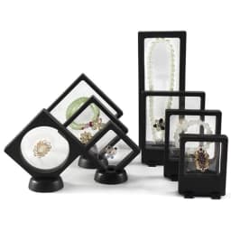 Challenge Coin Display Stand 3D Floating Transparent Phone Case Jewelry Specimen Military Medal Stand Frame Wholesale
